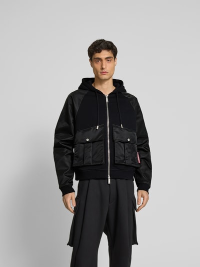 Dsquared2 Sweatjacke mit Pattentaschen Black 4