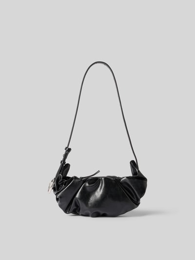 Diesel Shoulder Bag mit Raffungen Black 4