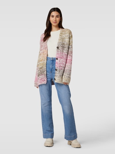 Marc O'Polo Cardigan mit Allover-Muster Offwhite 1