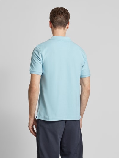 Fynch-Hatton Regular fit poloshirt met logostitching Bleu - 5