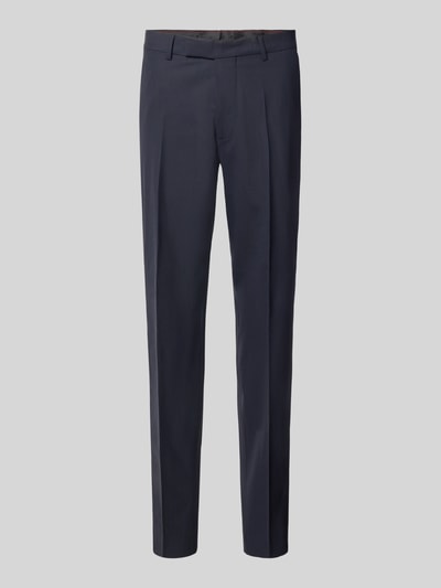 CINQUE straight fit broek met persplooien model 'Totti' Donkerblauw - 2