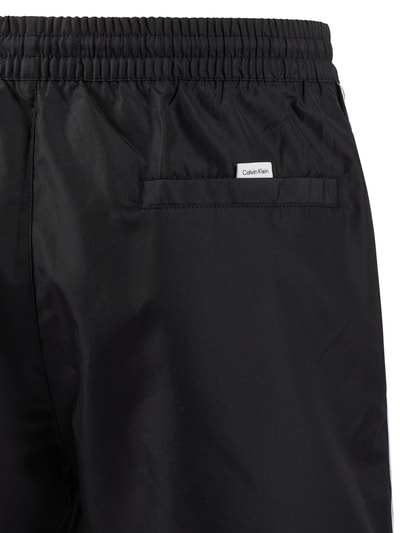 Calvin Klein Underwear Spodenki kąpielowe z paskami z logo Czarny 4