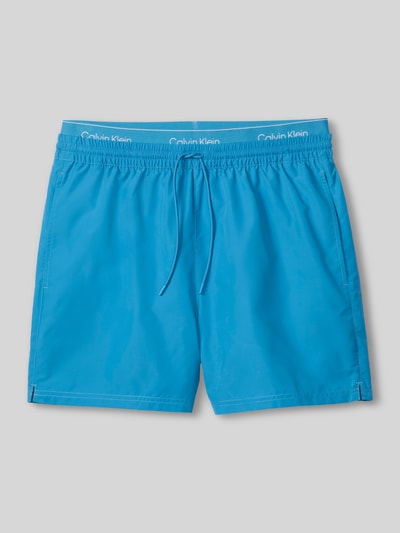 Calvin Klein Underwear Badeshorts mit Logo Bund Jeansblau 2