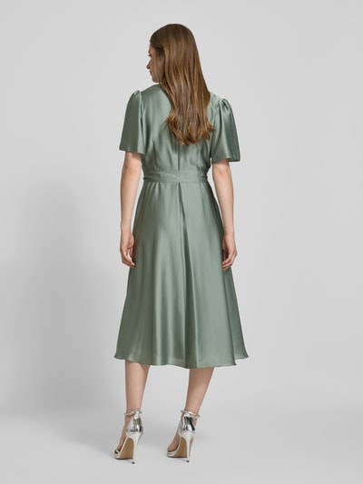 Swing Cocktailkleid mit Bindegürtel Lind 5