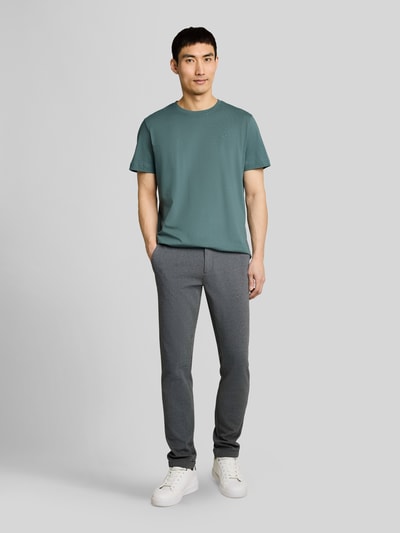Tom Tailor Regular Fit T-Shirt aus reiner Baumwolle Aqua 1