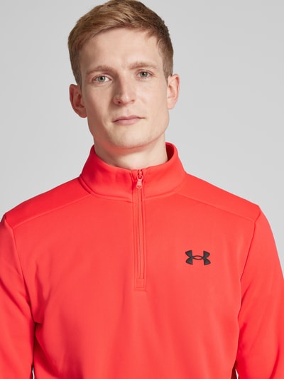 Under Armour Sweatshirt mit Troyer-Kragen Hellrot 3