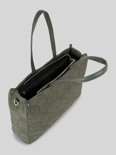 Valentino Bags Shopper aus Polyester-Mix mit Logo-Stickerei Khaki 3