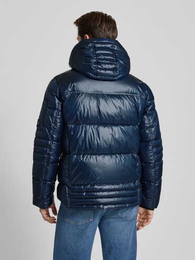 Tom Tailor Gewatteerd regular fit jack met afneembare capuchon Marineblauw - 5