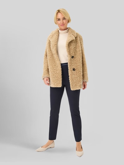 Raphaela By Brax Spodnie o kroju super slim fit z mieszanka wiskozy model 'LILLYTH' Granatowy 1