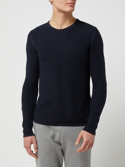 JOOP! Collection Modern Fit Pullover aus Baumwolle Marine 4