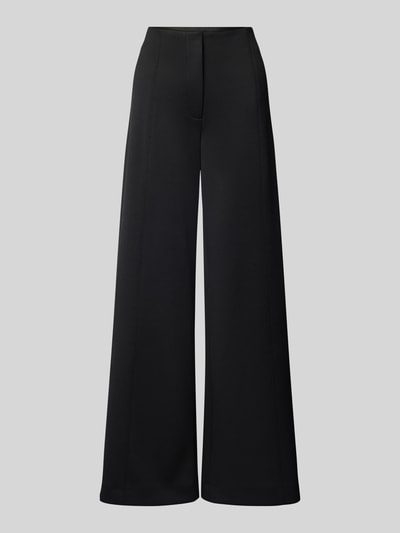 MaxMara Leisure Relaxed fit stoffen broek met stretch, model 'LAERTE' Zwart - 1