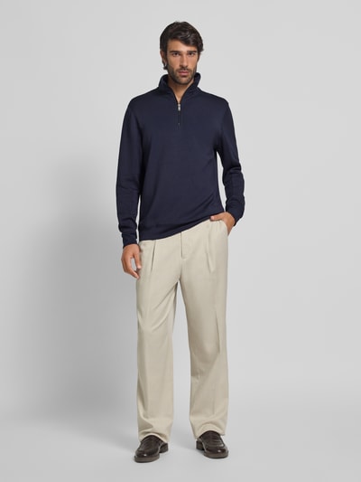 Matinique Sweatshirt mit Stehkragen Modell 'kade' Marine 1