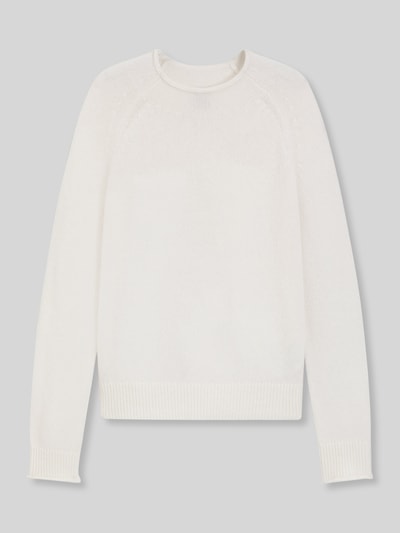 BOSS Orange Regular Fit Strickpullover aus Woll-Mix mit Alpaka Modell 'C_FESPERANASY' Offwhite 2