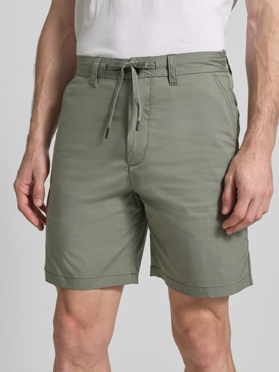 BOSS Orange Regular Fit Chino-Shorts aus Baumwoll-Mix Schilf 3