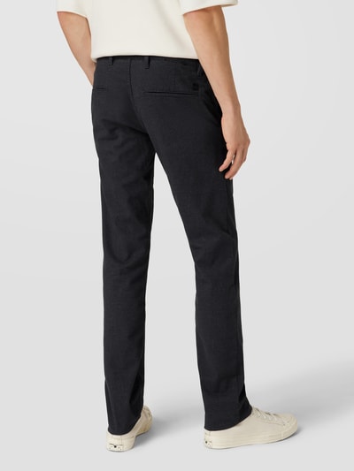 BOSS Orange Slim fit broek met labeldetail, model 'Schino' Antraciet - 5