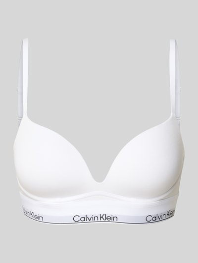 Calvin Klein Underwear Push-up-BH mit Label-Bund Weiss 1