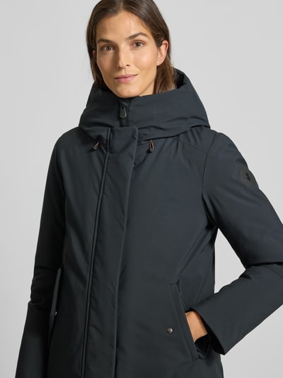 SAVE THE DUCK Parka met gevoerde opstaande kraag, model 'Nellie' Zwart - 3