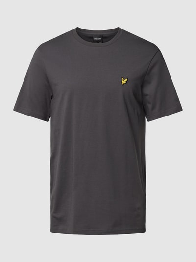 Lyle & Scott T-shirt z naszywką z logo Antracytowy 2