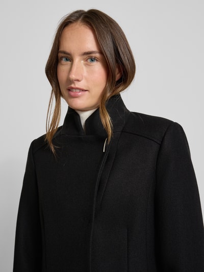 Liu Jo White Płaszcz ze stójką Czarny 3