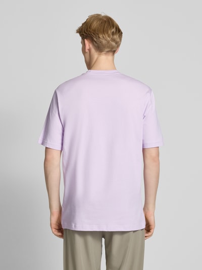 adidas Sportswear T-Shirt mit Label-Stitching und Rundhalsausschnitt Lavender 5