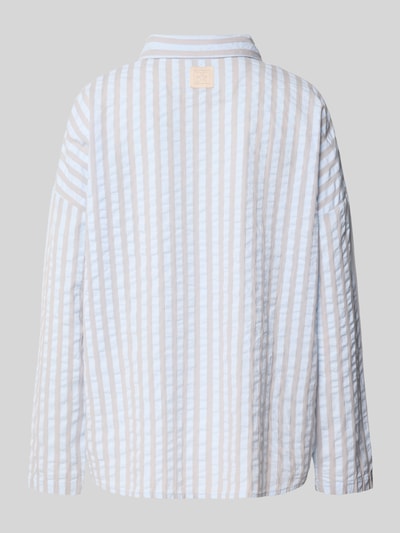 CCDK Copenhagen Góra od piżamy z listwą guzikową model ‘Amanda’ Jasnoniebieski 3