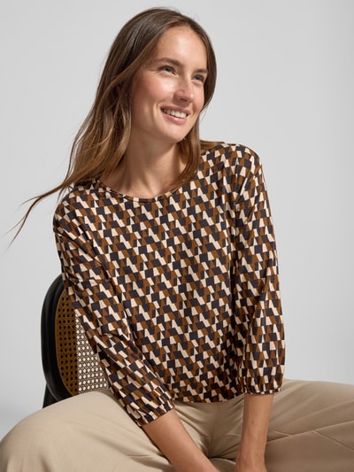 Christian Berg Woman Longsleeve mit 3/4-Arm Cognac 3