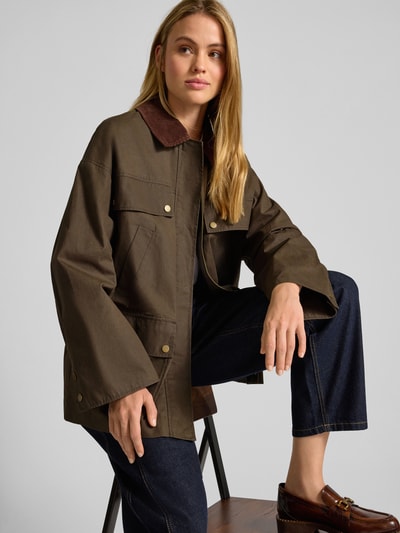 Jake*s Studio Woman Kurtka z wykładanym kołnierzem Khaki 3