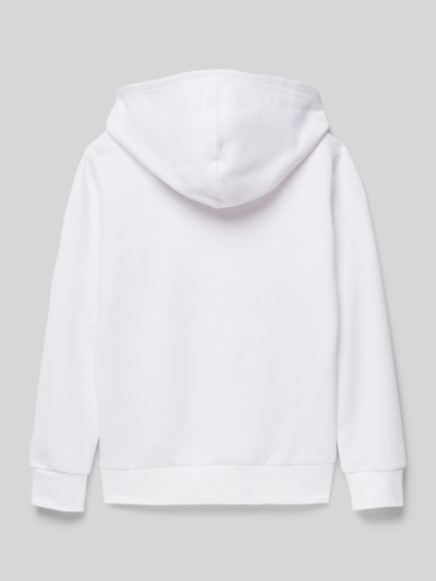 CHAMPION Hoodie mit Label-Stitching Weiss 3