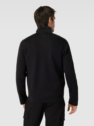 Emporio Armani Sweatjack met labelcontraststrepen Zwart - 5