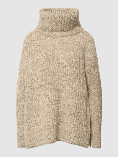 Vero Moda Strickpullover mit Wasserfall-Ausschnitt Modell 'ELVA' Offwhite 1