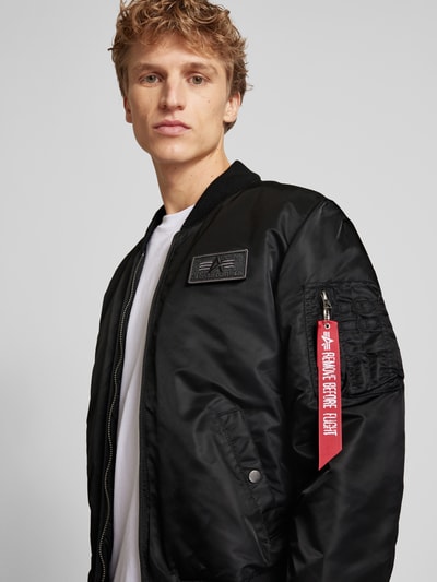 Alpha Industries Bomberka ze stójką Czarny 3