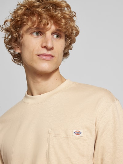 Dickies T-Shirt mit Brusttasche Modell 'LURAY' Beige 3