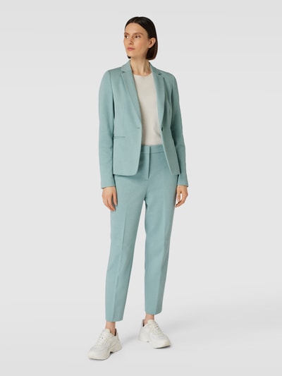 Jake*s Collection Blazer mit unifarbenem Design und Zweiwege-Reißverschluss Aqua 1