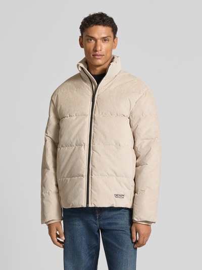 Tom Tailor Denim Regular fit gewatteerd jack van corduroy Beige - 4
