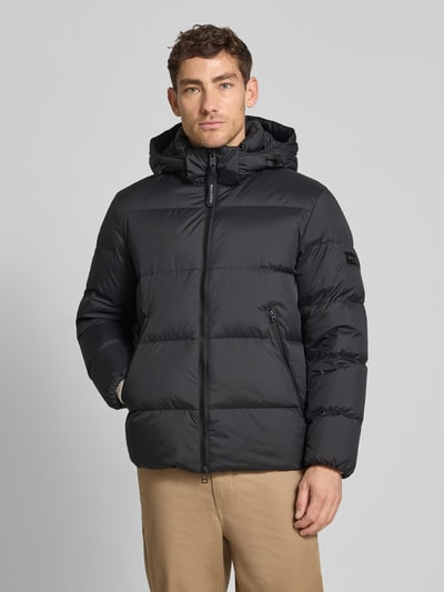 Marc O'Polo Regular fit donsjack met capuchon, model 'PUFFA' Zwart - 4