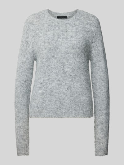 Vero Moda Regular fit gebreide pullover met wol, model 'NOVAH' Middengrijs - 2