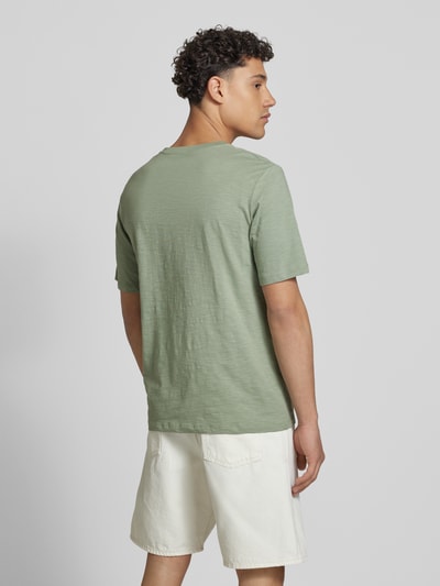 Jack & Jones T-shirt met labelprint, model 'JEFF' Mintgroen - 5