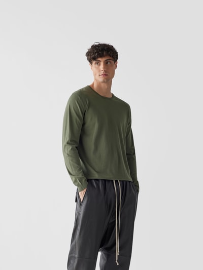 Roberto Collina Pullover mit Rundhalsausschnitt Dunkelgrün 4