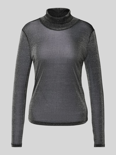 Only Longsleeve mit Stehkragen Modell 'LAMERA' Silber 1