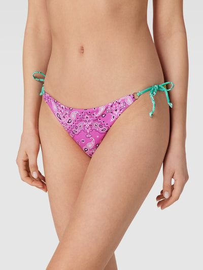Banana Moon Bikini-Slip mit Allover-Muster Modell 'WAPA' Fuchsia 3