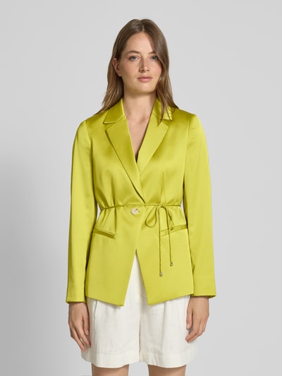 comma Blazer mit Bindegürtel Gruen 4