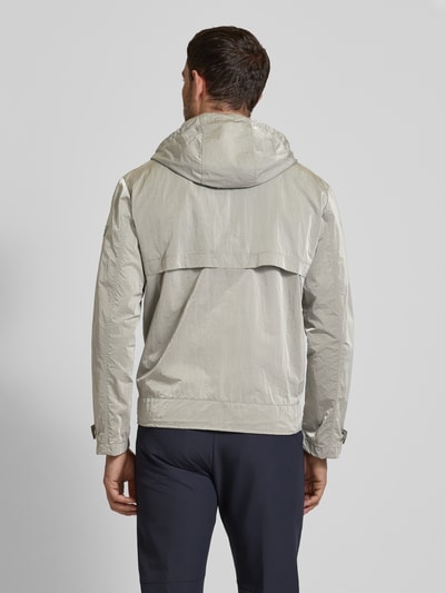 Marc O'Polo Regular Fit Parka aus wasserabweisendem Material mit Kapuze Mittelgrau 5