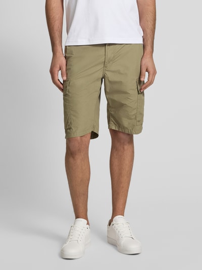 camel active Bermudy o kroju regular fit z kieszeniami cargo Khaki 4