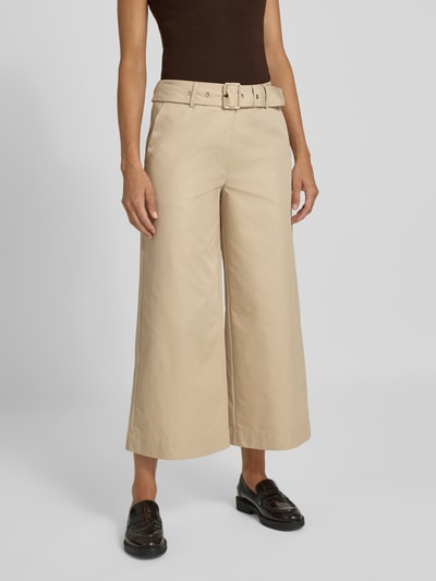 JOOP! Culotte met riem, model 'Philia' Zand - 4