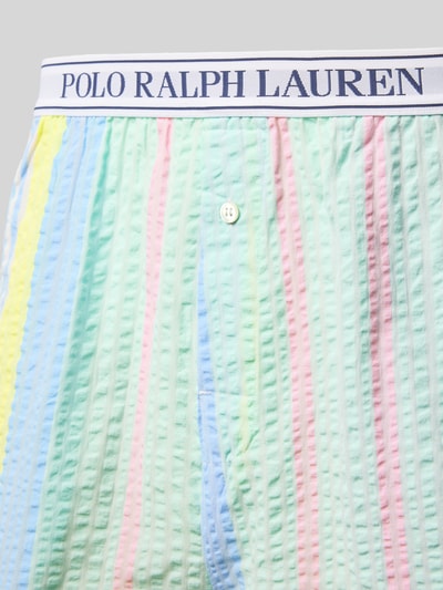 Polo Ralph Lauren Regular Fit Pyjama-Boxershorts in Crinkle-Optik Hellblau 2