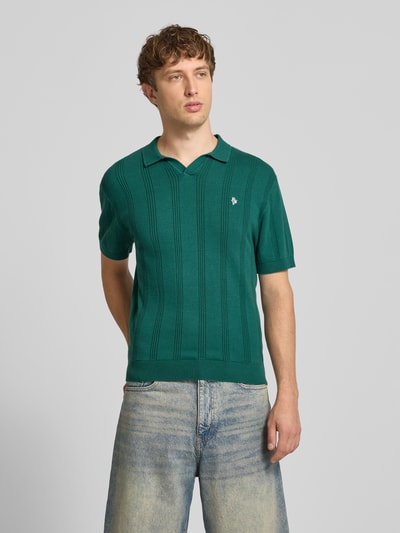 REVIEW Regular Fit Poloshirt mit Logo-Stitching Bottle 4