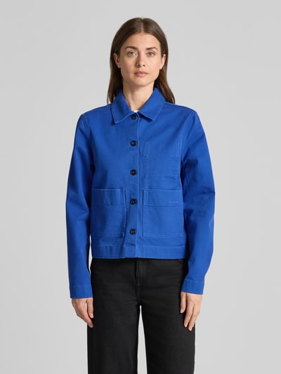 Selected Relaxed Fit Jeansjacke aus Bio-Baumwoll-Mix Modell 'HOTEL AMOUR' Royal 4