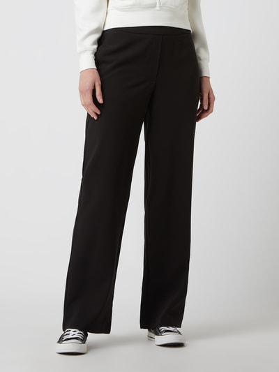 MSCH Copenhagen Comfortbroek met viscose, model 'Chana'  Zwart - 4