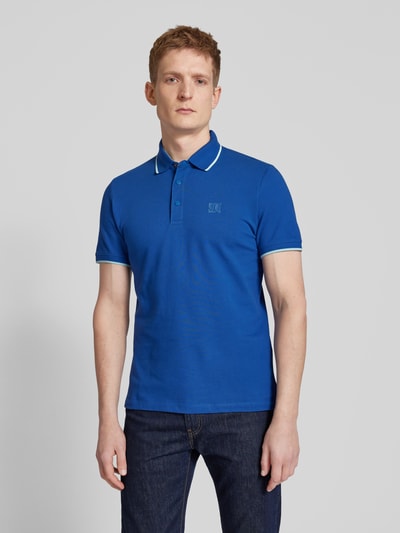 s.Oliver RED LABEL Poloshirt met labeldetail Koningsblauw - 4