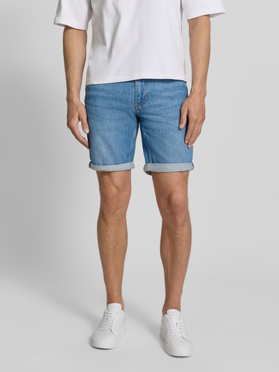 ARMEDANGELS Slim Fit Jeansshorts aus Baumwoll-Mix Modell 'NAAILO' Jeansblau 4